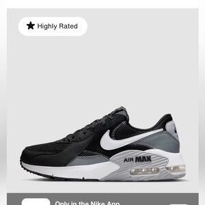 Nike Air Max Men's Black and White Sneakers